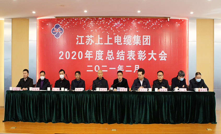 凯发k8国际电缆视频直播召开2020年总结表扬大会