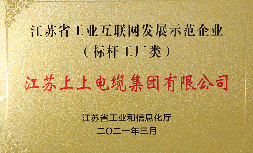 凯发k8国际电缆获评“江苏省工业互联网生长树模企业”